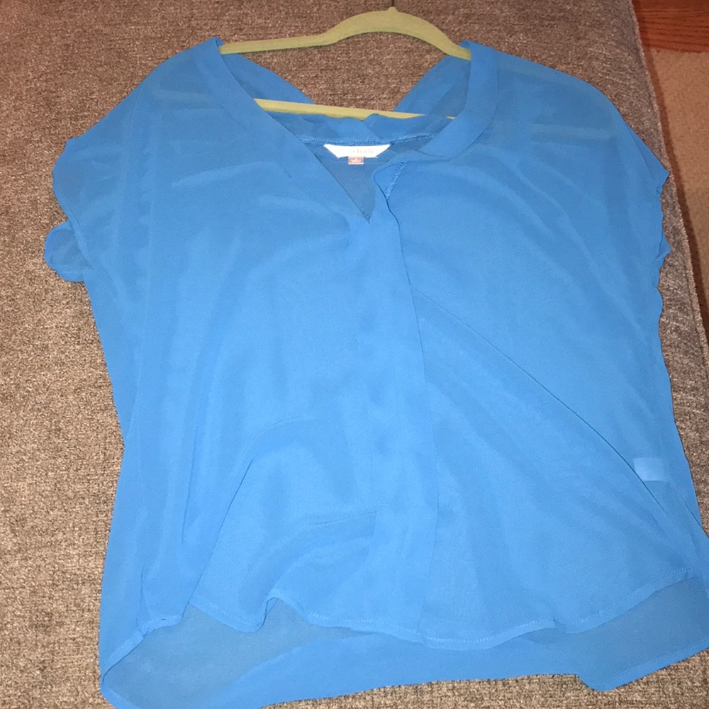 Short Sleeve Sheer Top